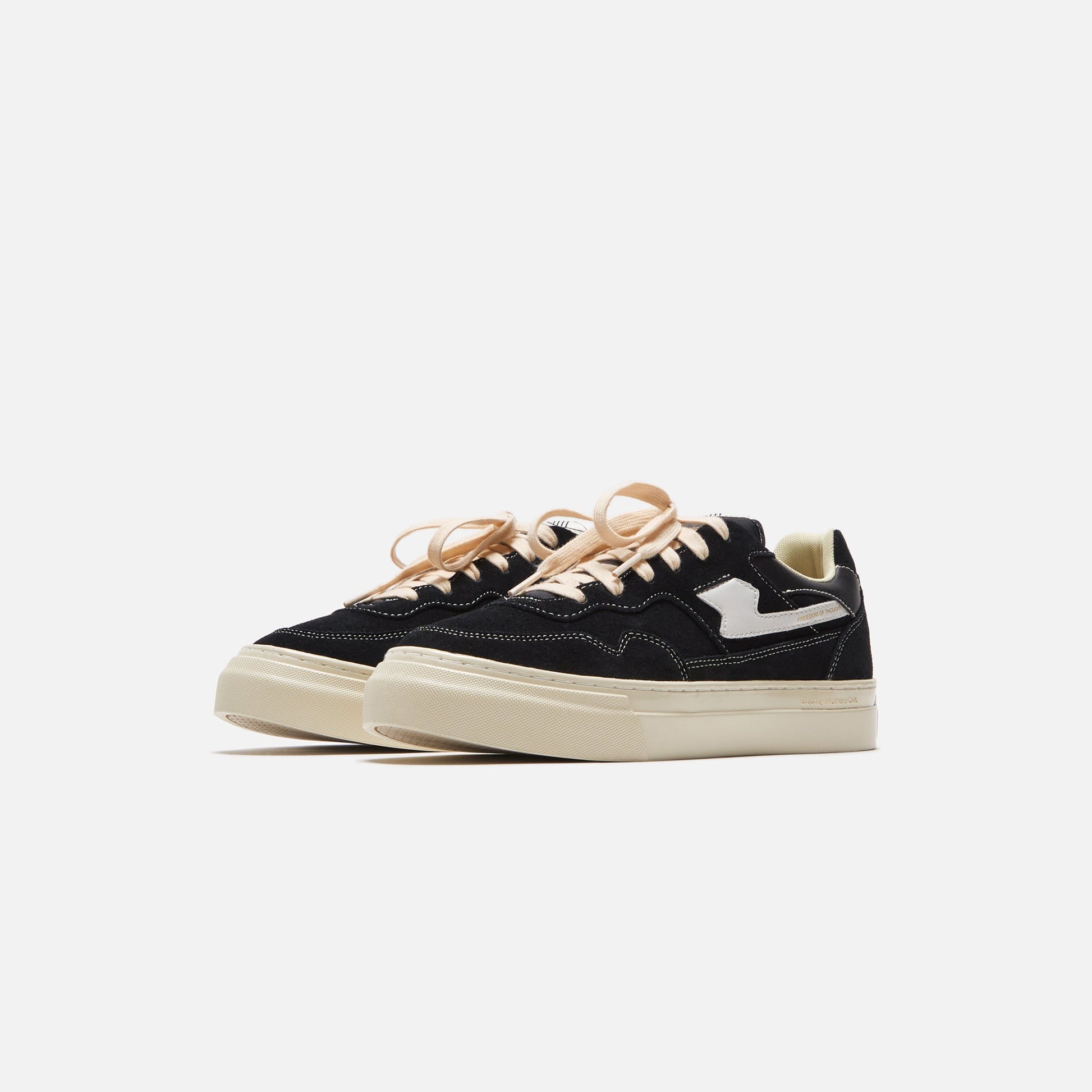 Men Kith Stepney Workers Club Pearl S-Strike Suede - Black / White