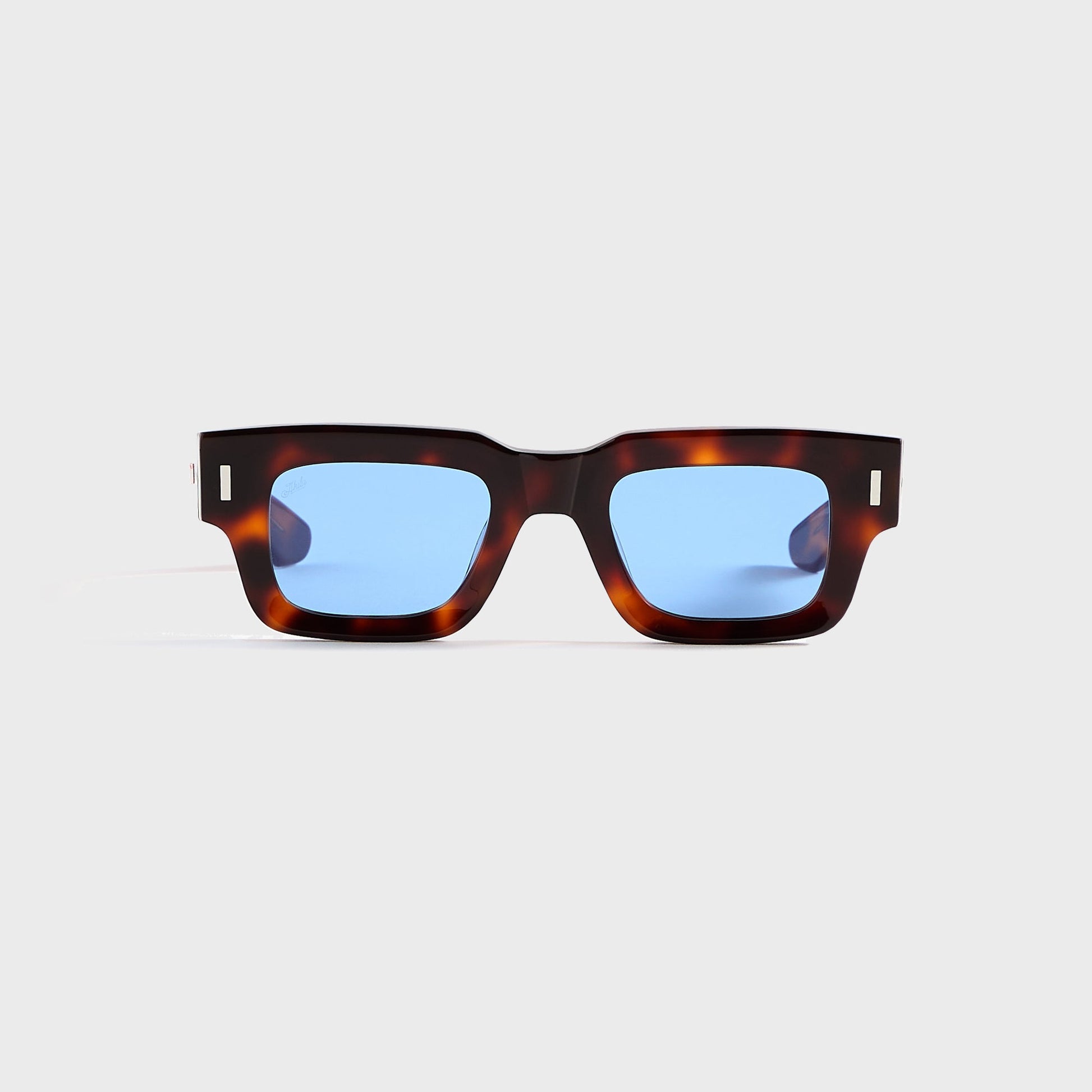 Men|Women Kith AKILA Ares Sunglasses - Tortoise / Sky Blue