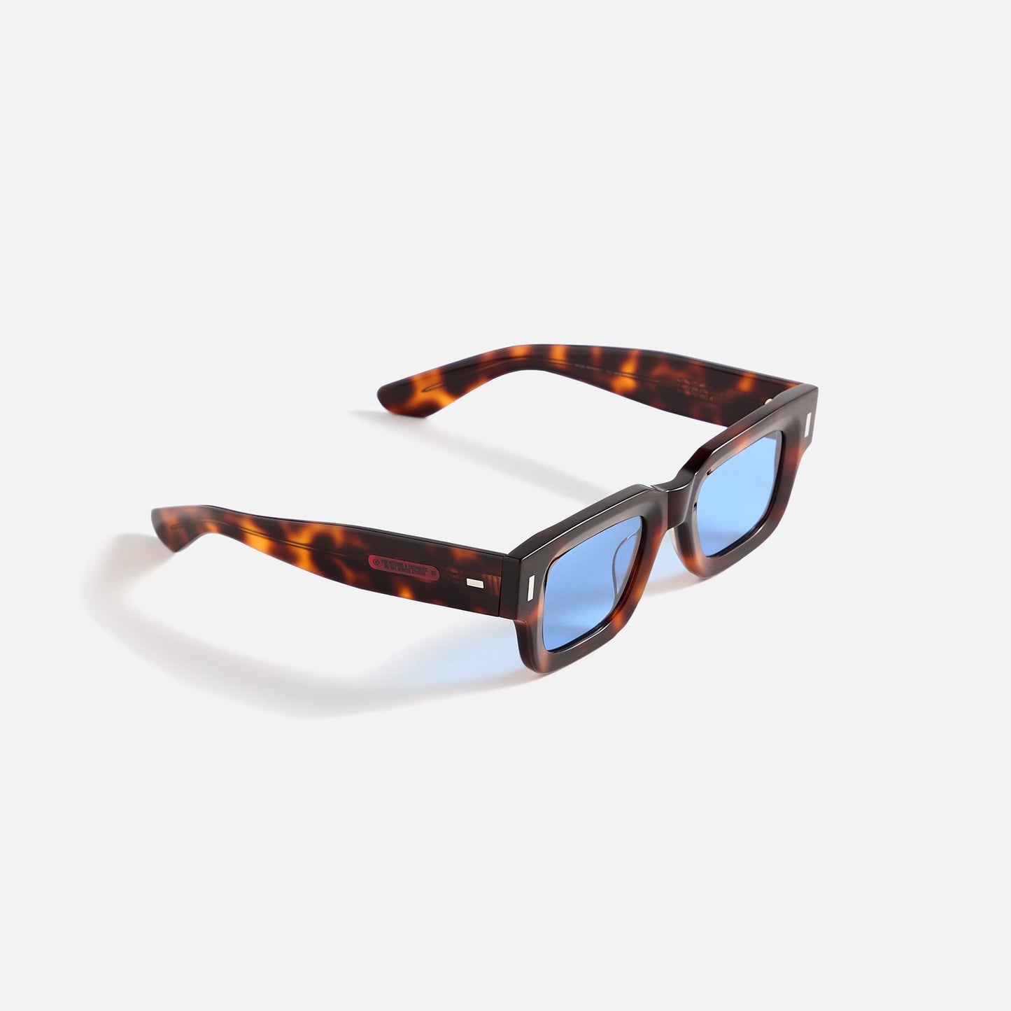 Men|Women Kith AKILA Ares Sunglasses - Tortoise / Sky Blue
