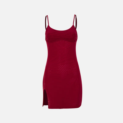 Women Kith Gonza Gizele Slip Mini Dress - Borgona