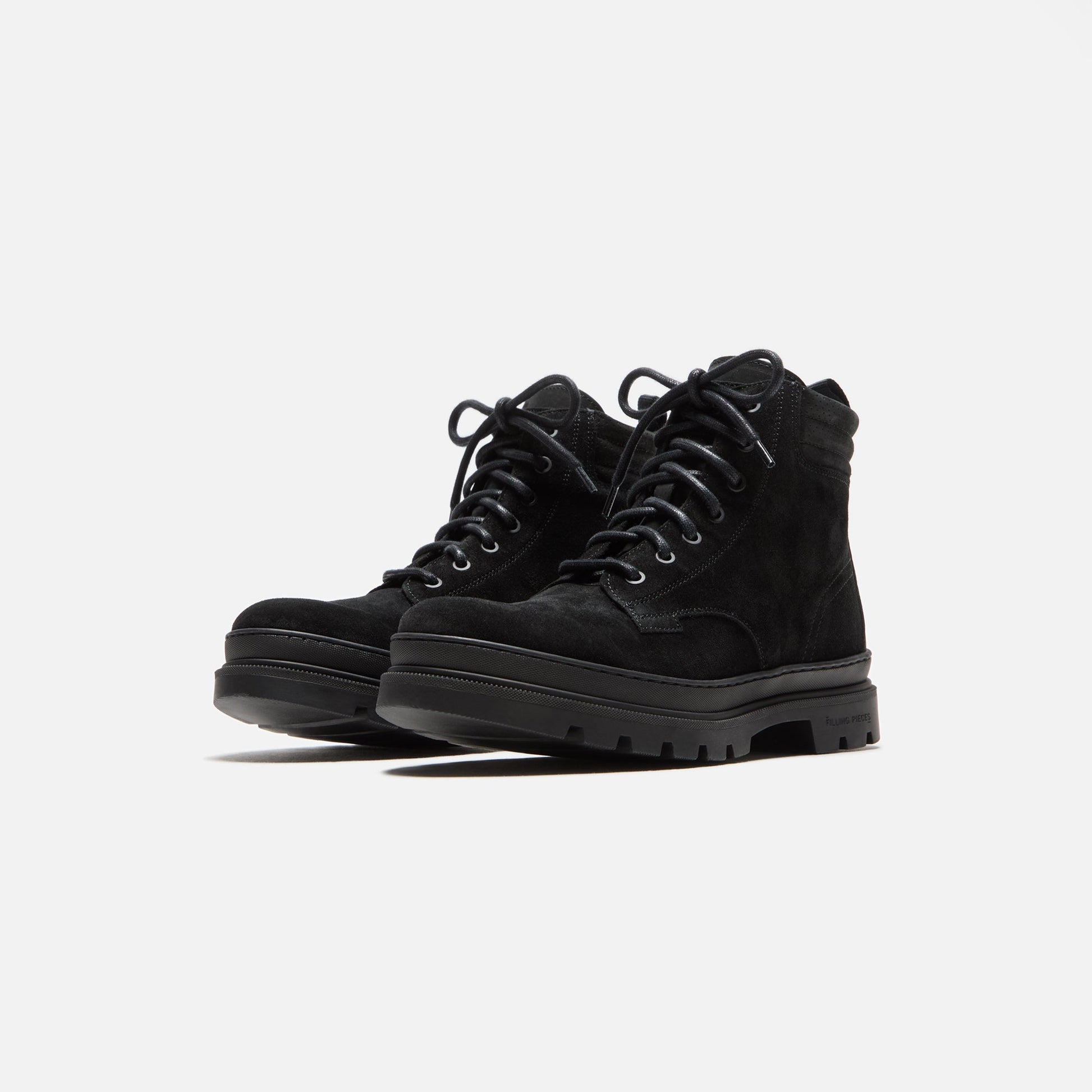 Men Kith Filling Pieces Josh Suede - Black