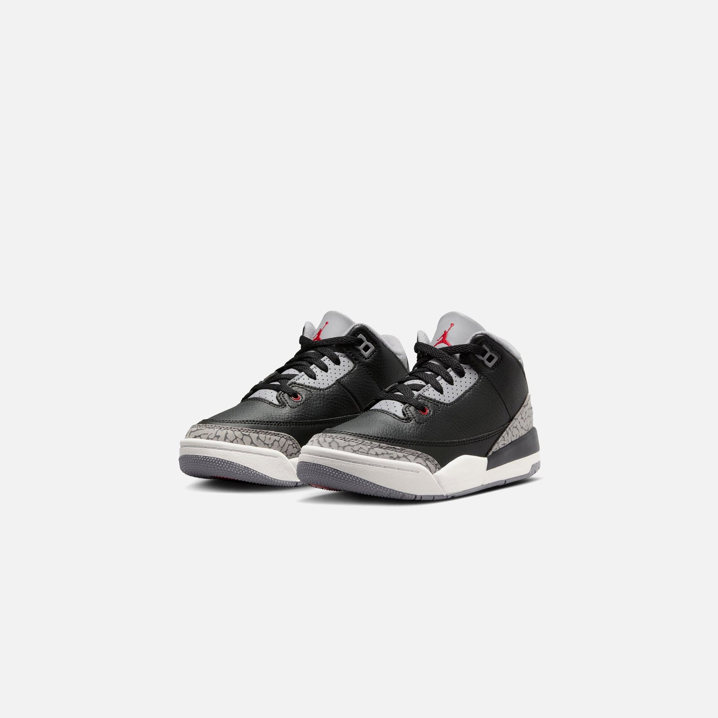 Kids Kith Jordan PS Air Jordan 3 Retro - Black / Fire Red / Cement Grey / Sail