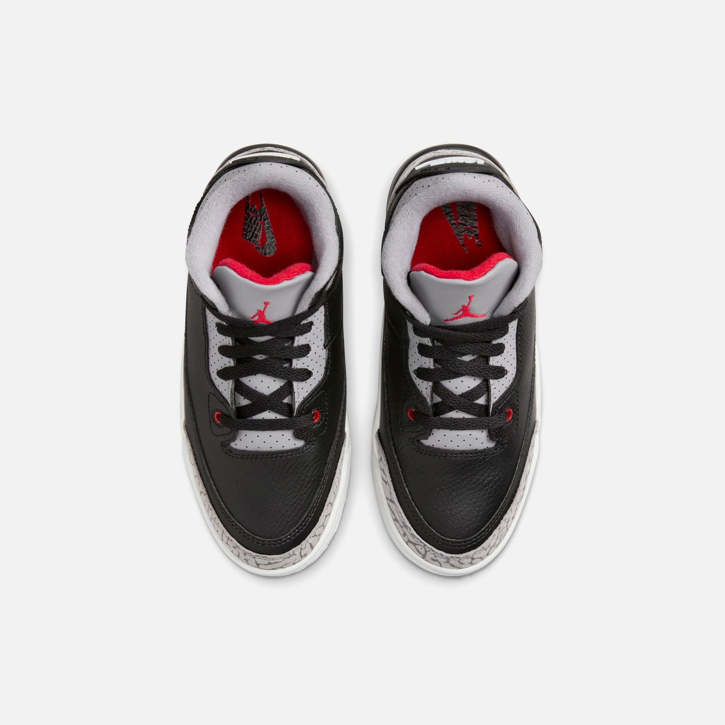 Kids Kith Jordan PS Air Jordan 3 Retro - Black / Fire Red / Cement Grey / Sail