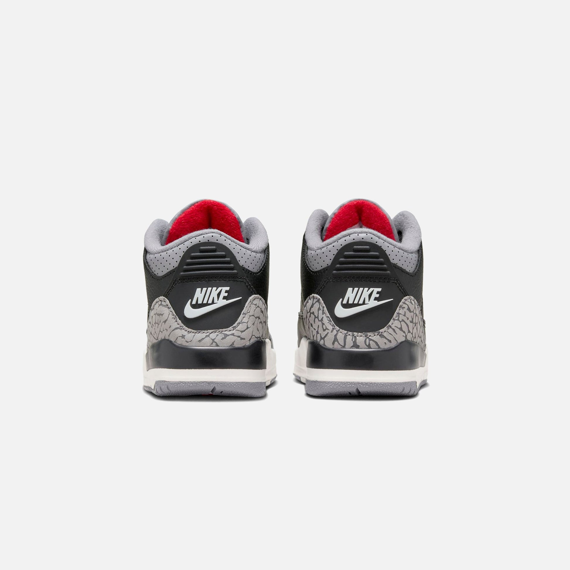 Kids Kith Jordan PS Air Jordan 3 Retro - Black / Fire Red / Cement Grey / Sail