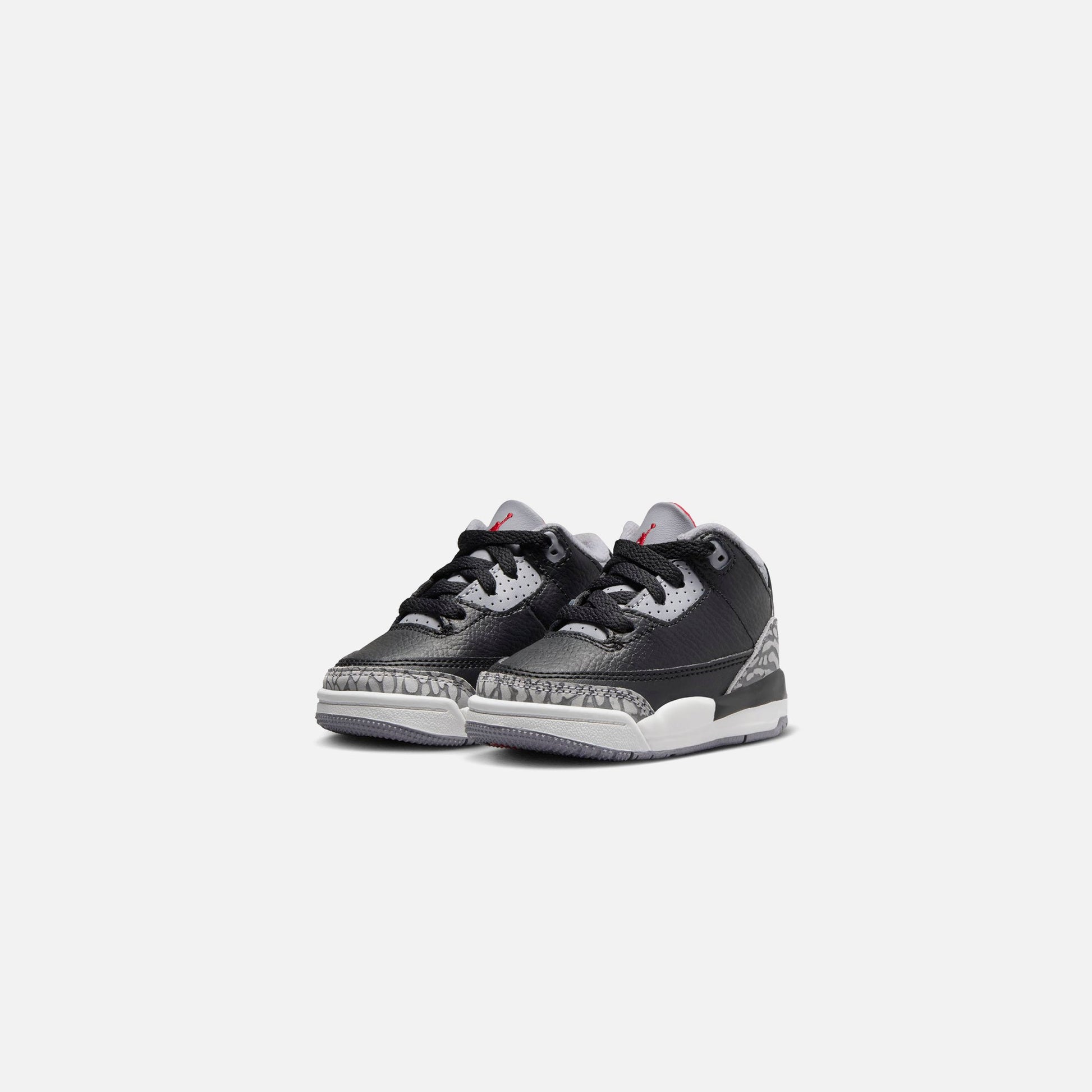 Kids Kith Jordan TD Air Jordan 3 Retro - Black / Fire Red / Cement Grey / Sail