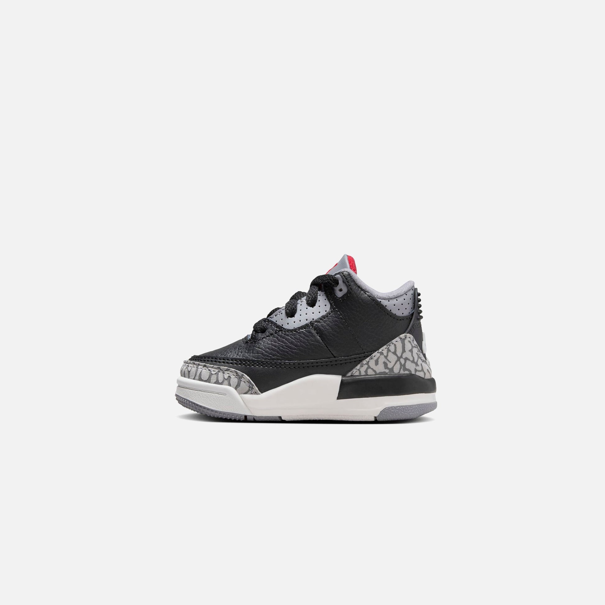 Kids Kith Jordan TD Air Jordan 3 Retro - Black / Fire Red / Cement Grey / Sail
