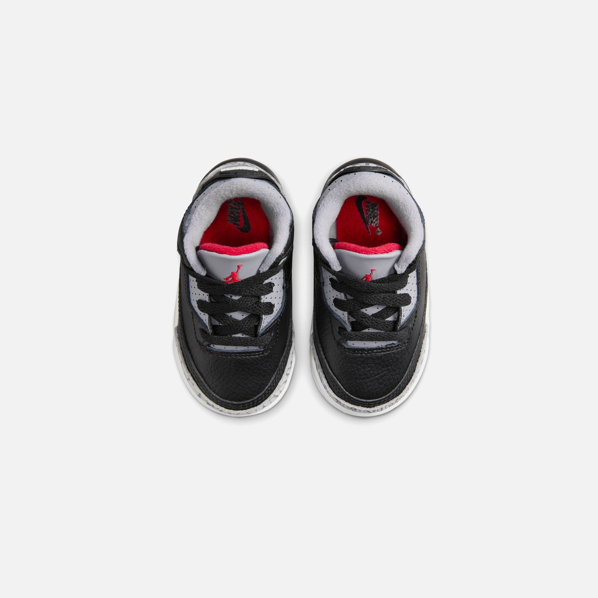 Kids Kith Jordan TD Air Jordan 3 Retro - Black / Fire Red / Cement Grey / Sail