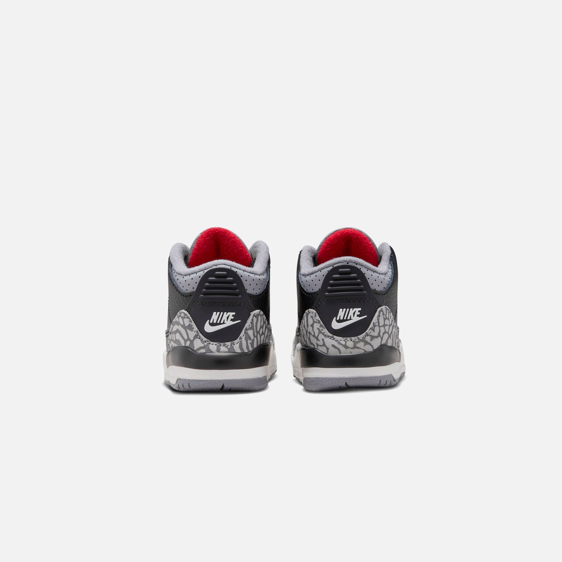 Kids Kith Jordan TD Air Jordan 3 Retro - Black / Fire Red / Cement Grey / Sail