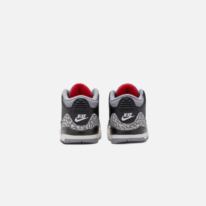 Kids Kith Jordan TD Air Jordan 3 Retro - Black / Fire Red / Cement Grey / Sail