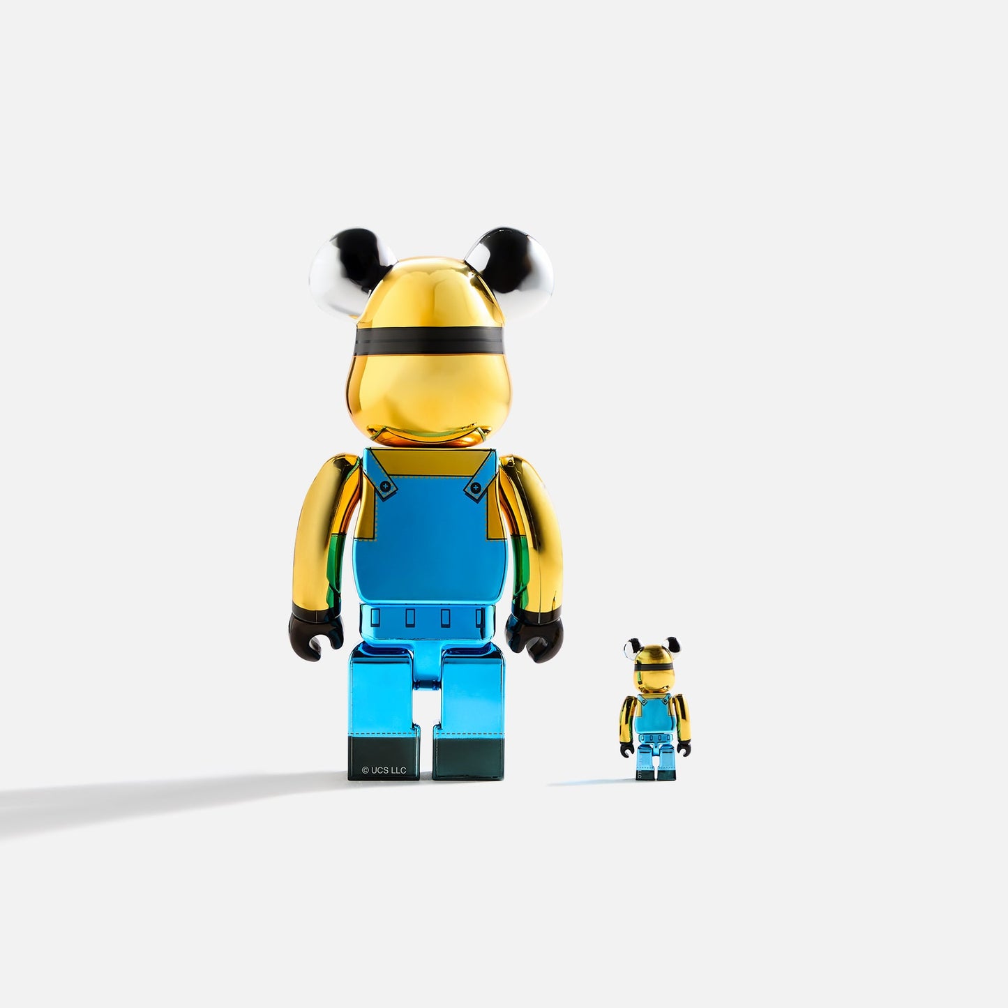 Men|Women Kith Medicom Toy BE@RBRICK Bob Chrome Ver. 100% and 400%