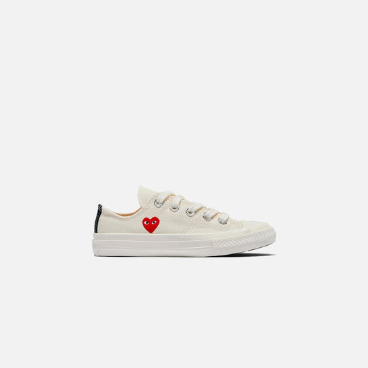 Kids Kith Comme Des Garçons Play x Converse Kids Chuck 70 Low Top - Beige