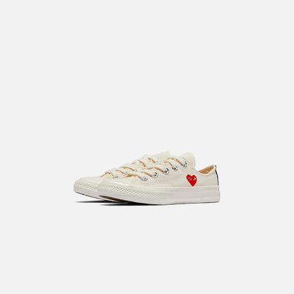 Kids Kith Comme Des Garçons Play x Converse Kids Chuck 70 Low Top - Beige