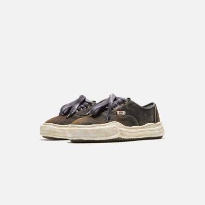 Men Kith Mihara Yasuhiro Baker Original Sole Washed Denim Low-Top Sneaker - Bla