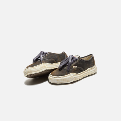 Men Kith Mihara Yasuhiro Baker Original Sole Washed Denim Low-Top Sneaker - Bla