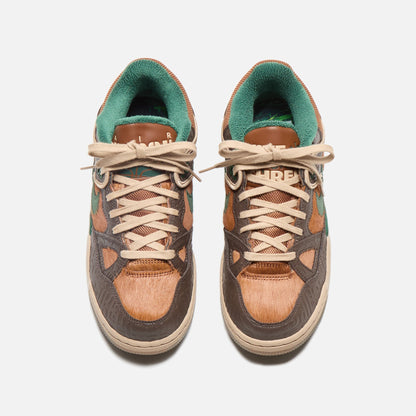Men Kith Nike x Nigo Air Force 3 Low - Baroque Brown / Fire / Hemp / Pecan