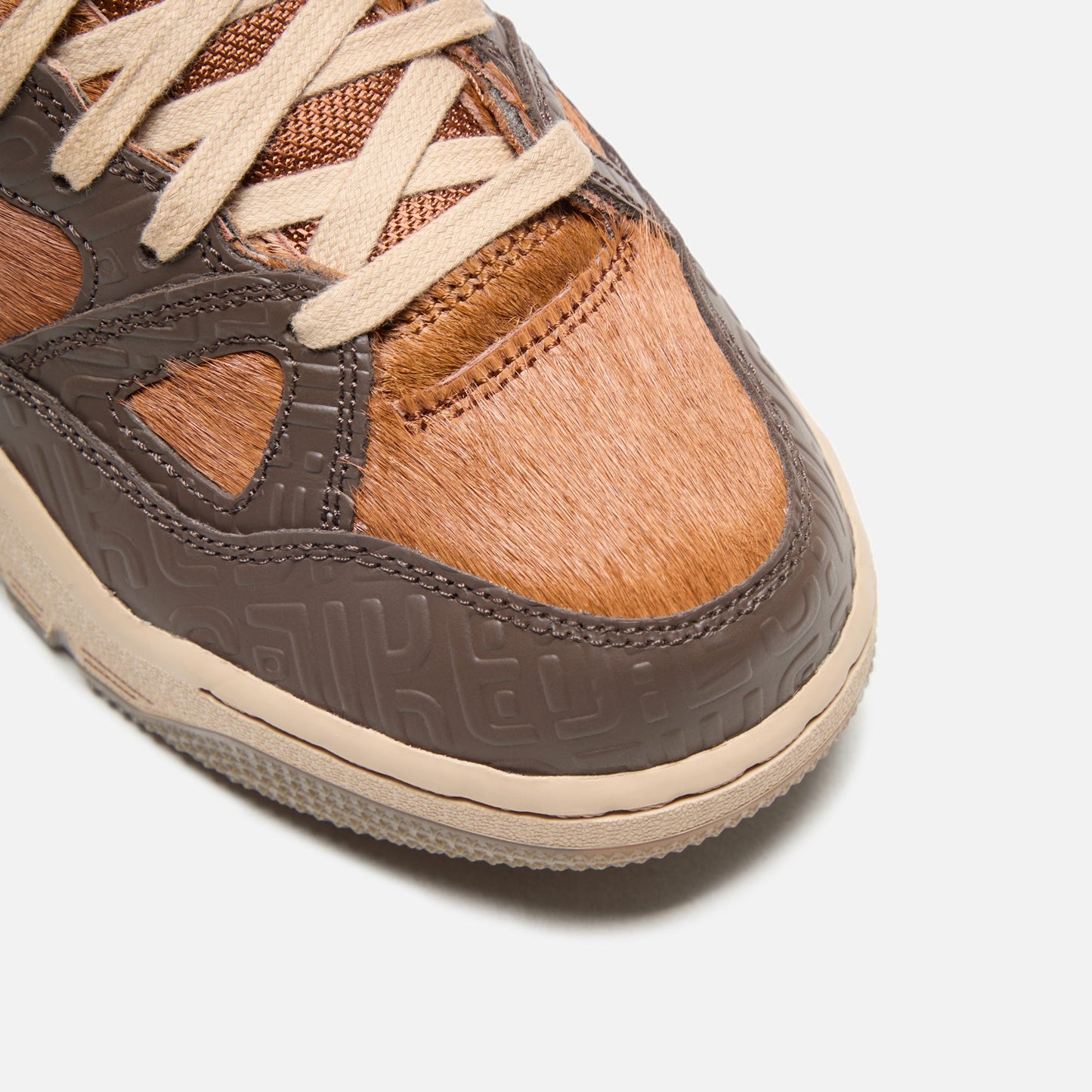 Men Kith Nike x Nigo Air Force 3 Low - Baroque Brown / Fire / Hemp / Pecan