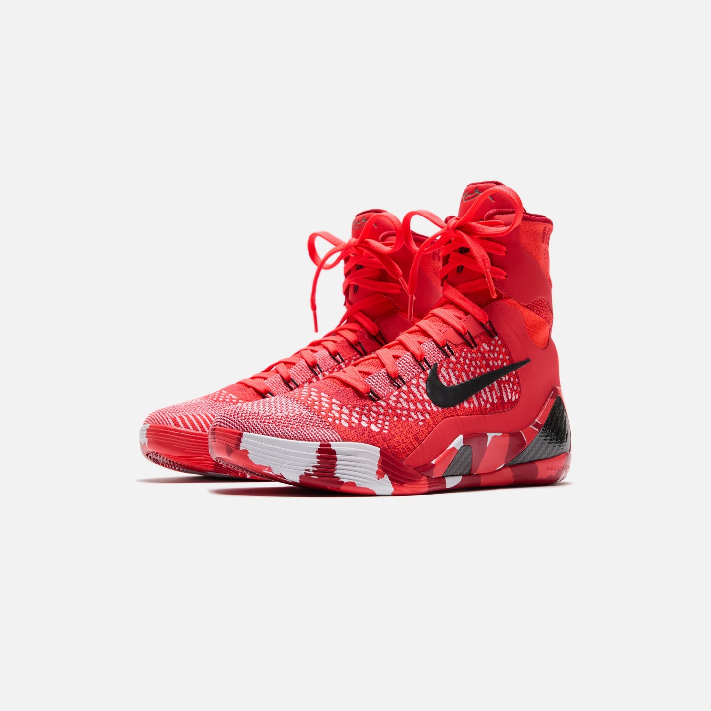 Men Kith Nike Kobe 9 Elite Protro - Bright Crimson / Black-White