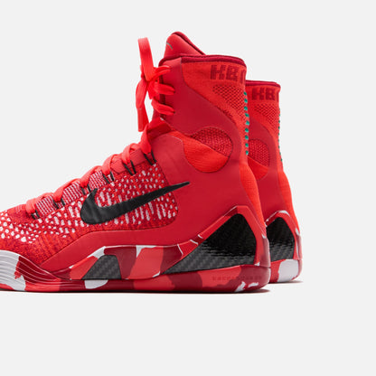 Men Kith Nike Kobe 9 Elite Protro - Bright Crimson / Black-White