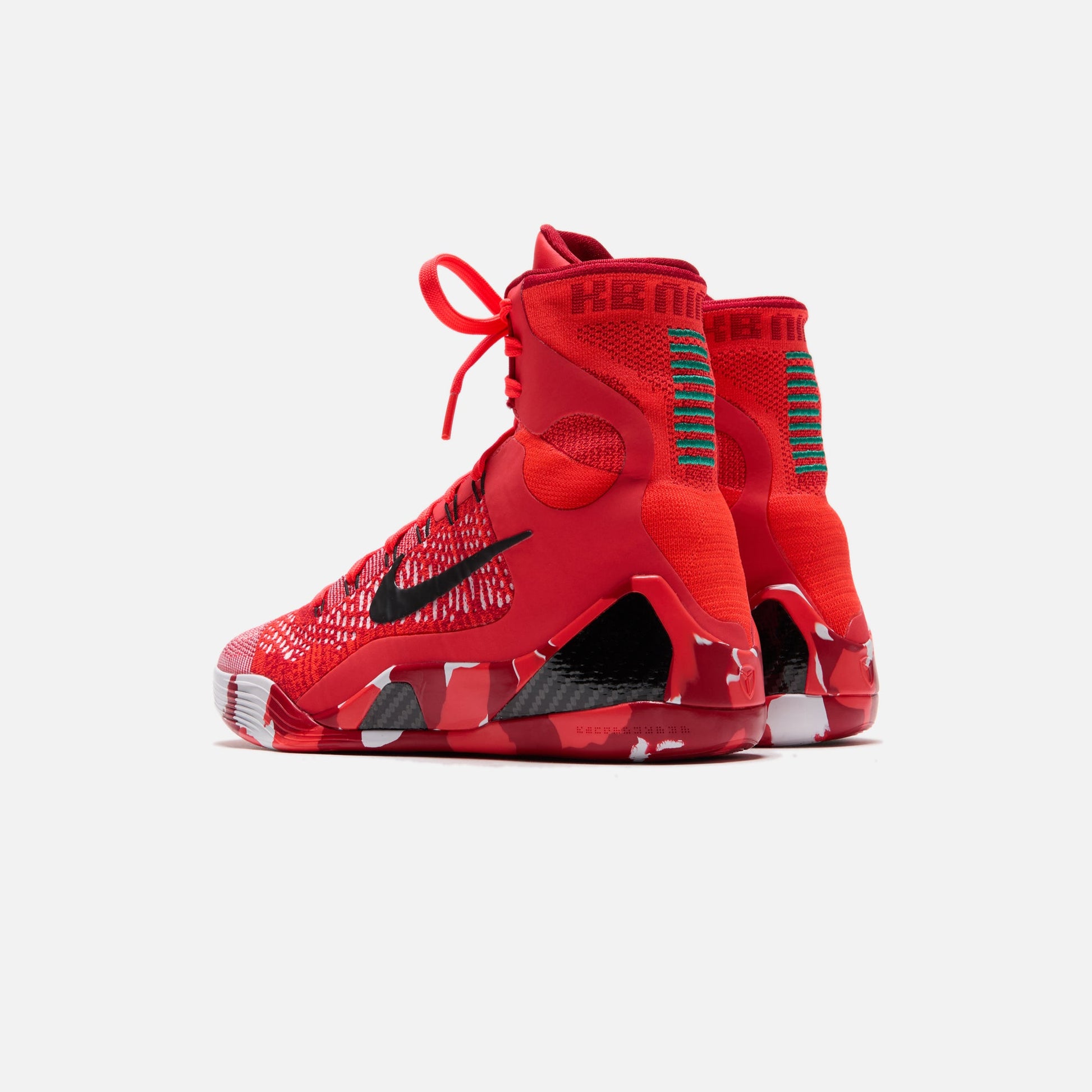 Men Kith Nike Kobe 9 Elite Protro - Bright Crimson / Black-White