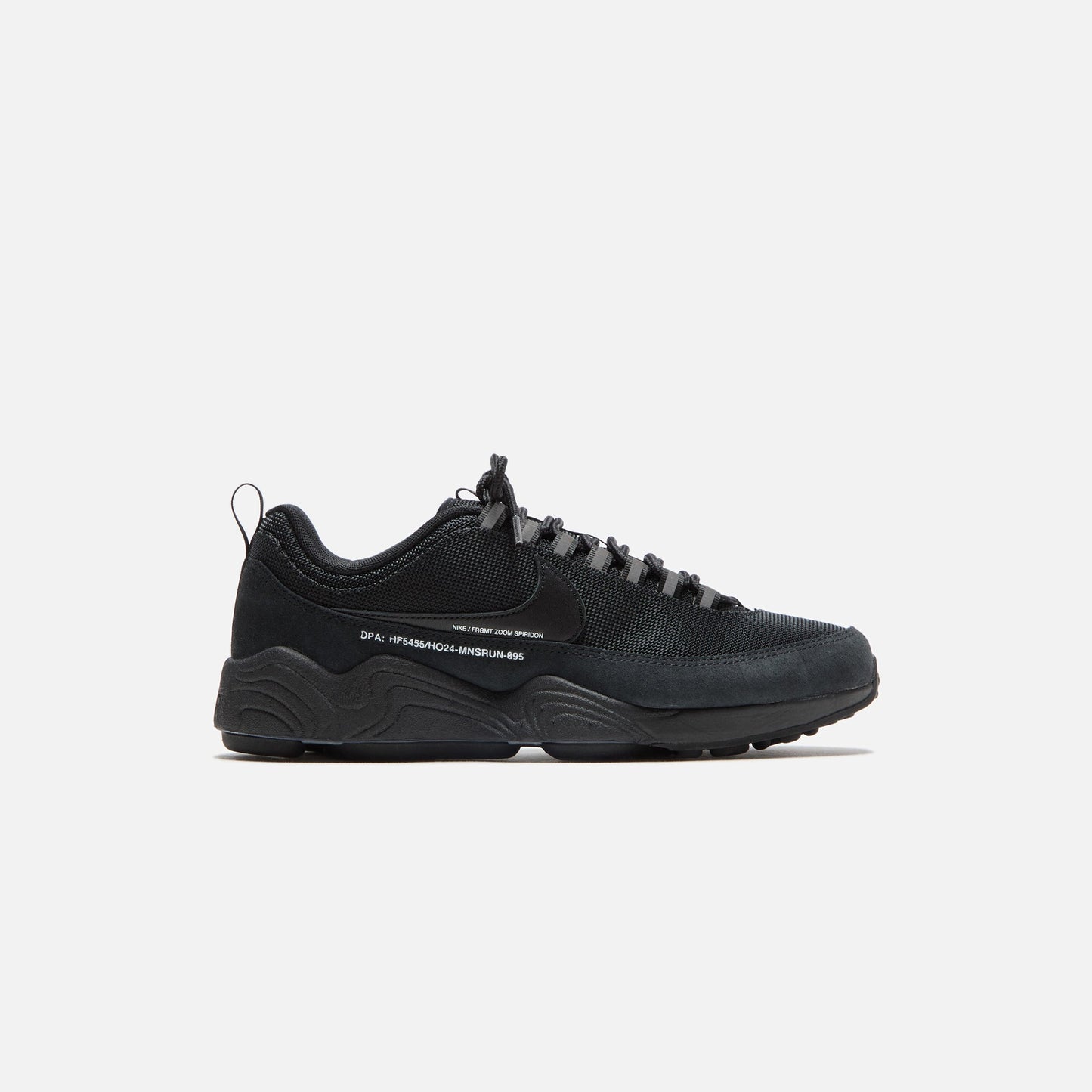 Men Kith Nike x Fragment Air Zoom Spiridon - Black / Black / Black