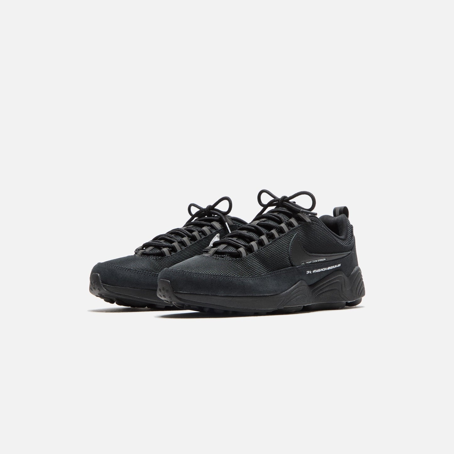 Men Kith Nike x Fragment Air Zoom Spiridon - Black / Black / Black