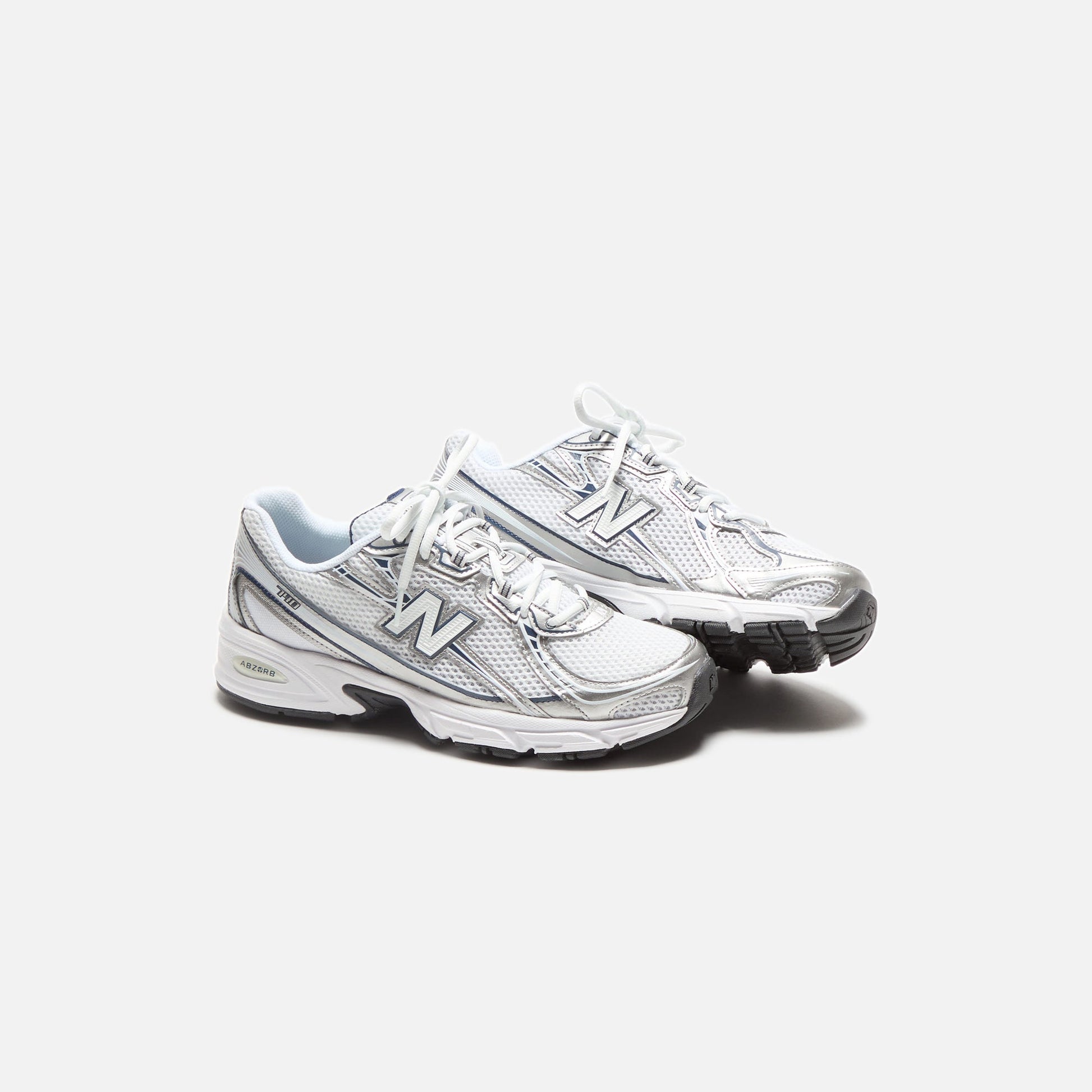 Men|Women Kith New Balance 740v2 - White / Shadow Grey / Navy