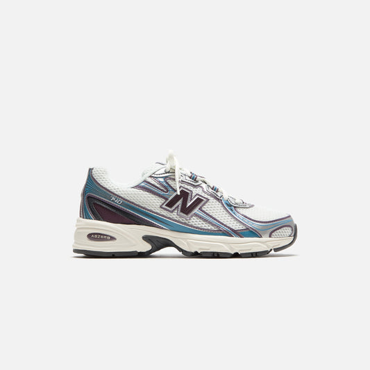 Men Kith New Balance 740 - Plum Brown / Sea Stone