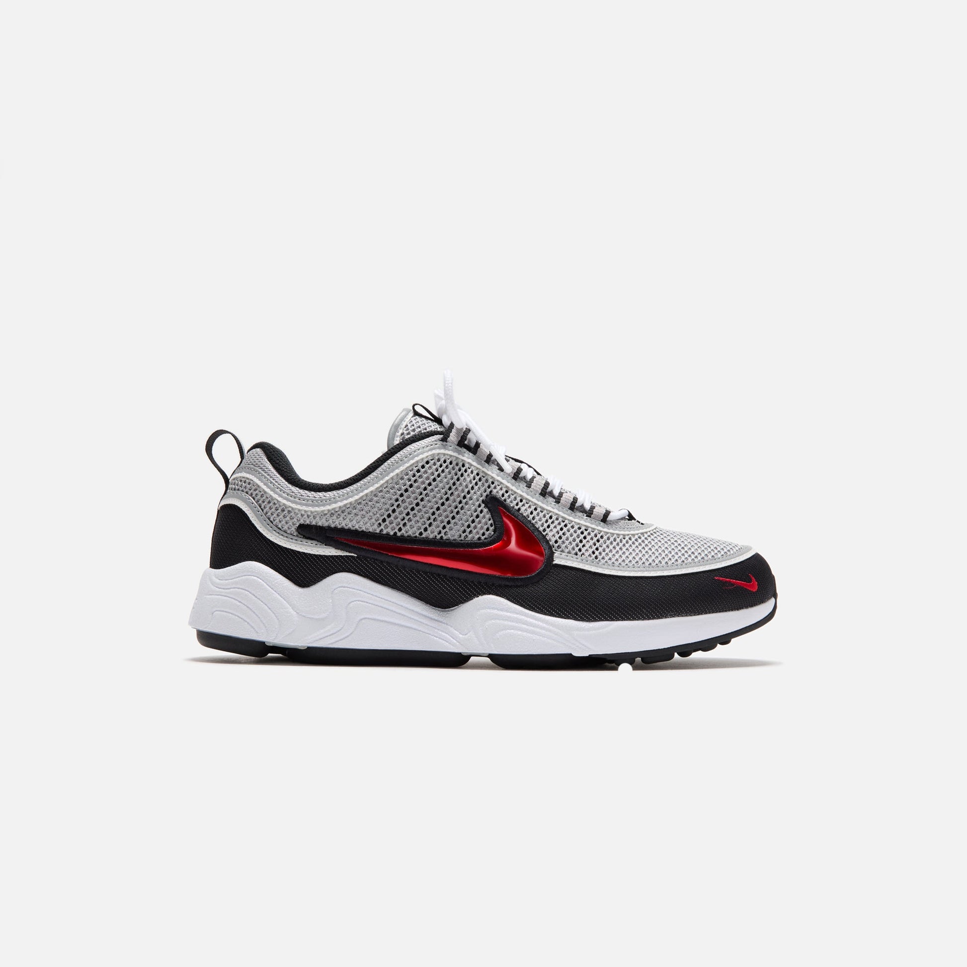 Men Kith Nike Air Zoom Spiridon OG - Metallic Silver / Sport Red / Black / Whit