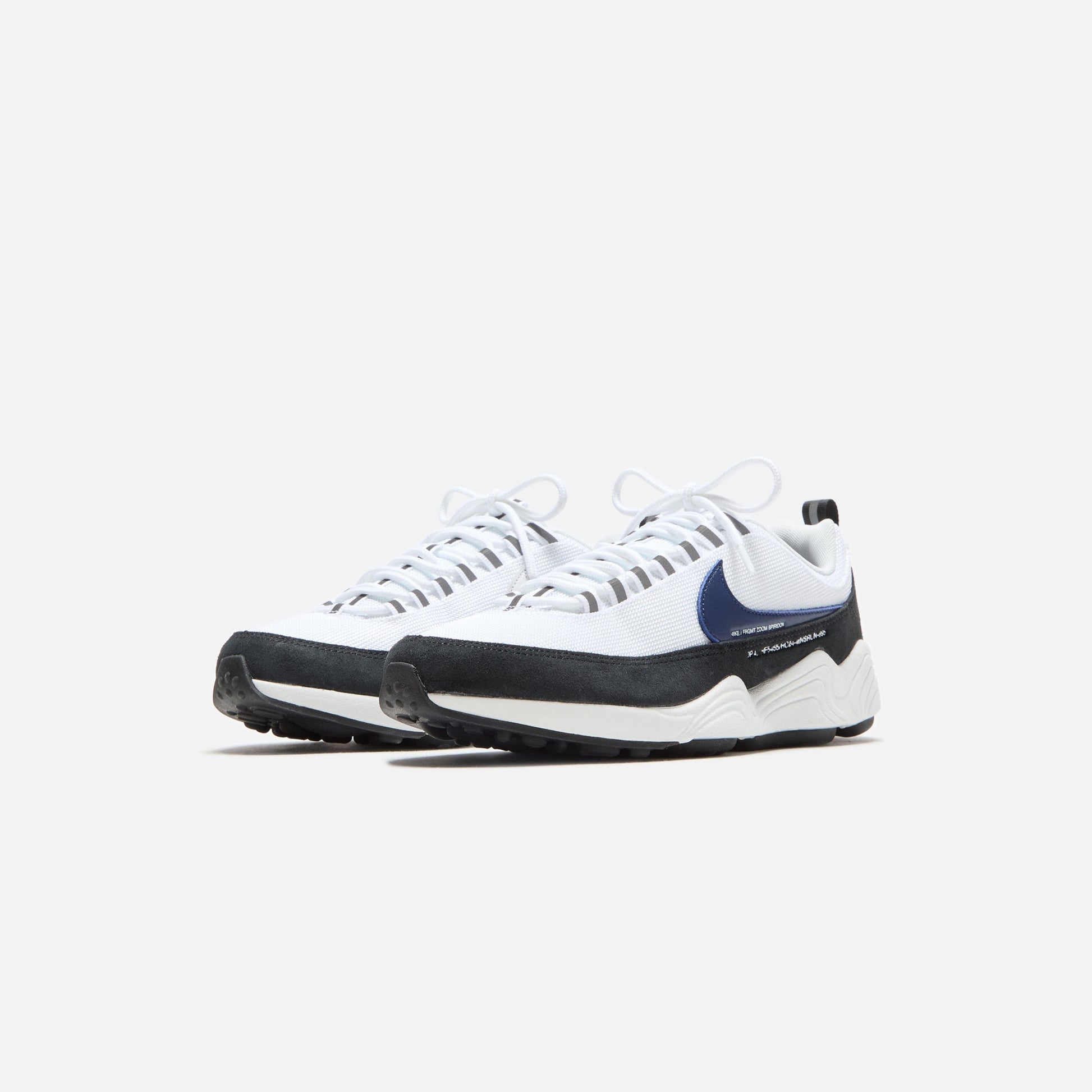 Men Kith Nike x Fragment Air Zoom Spiridon - White / Blue Void / Black