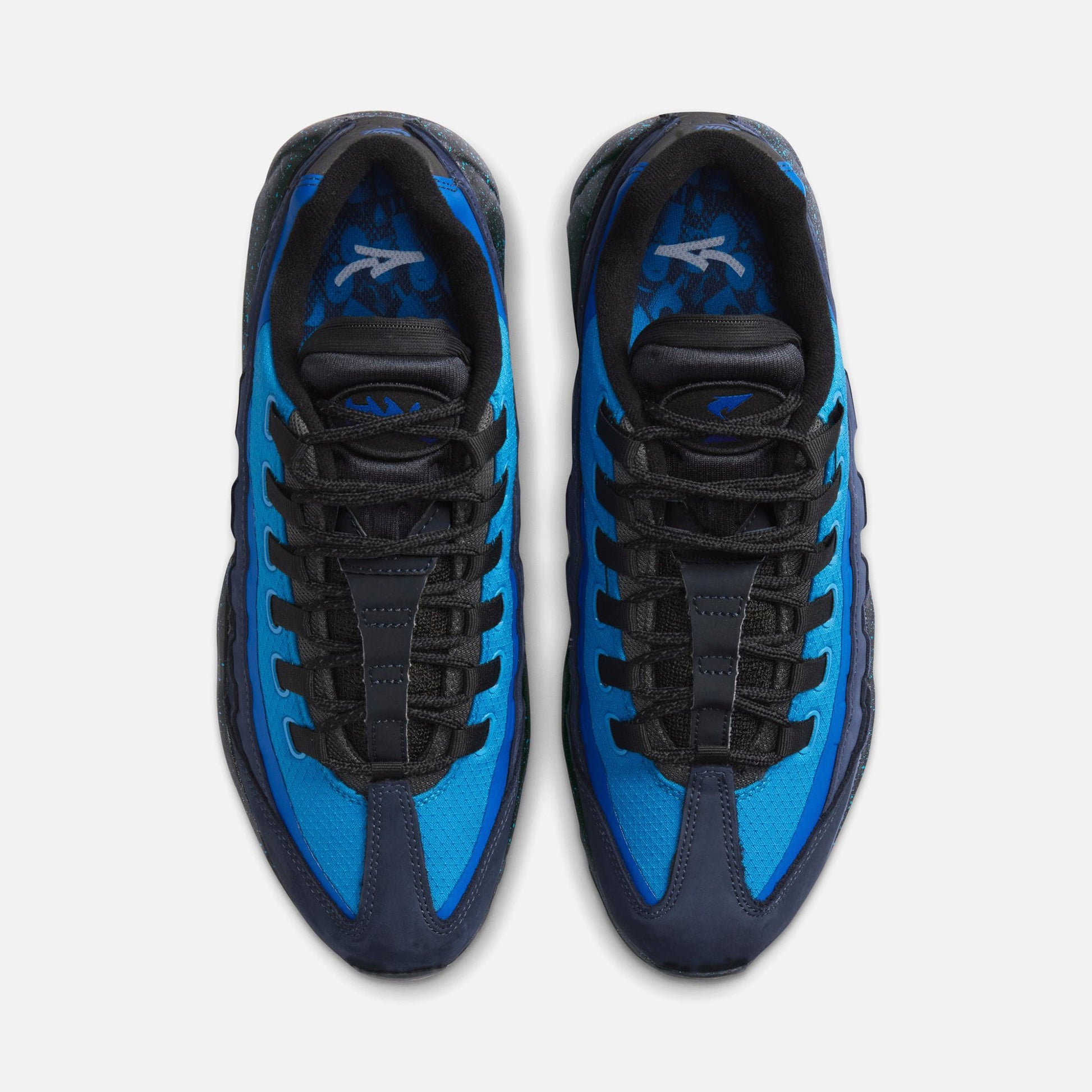 Men Kith Nike x Stash Air Max 95 - Obsidian / Black / Harbor Blue
