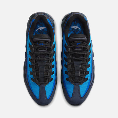 Men Kith Nike x Stash Air Max 95 - Obsidian / Black / Harbor Blue