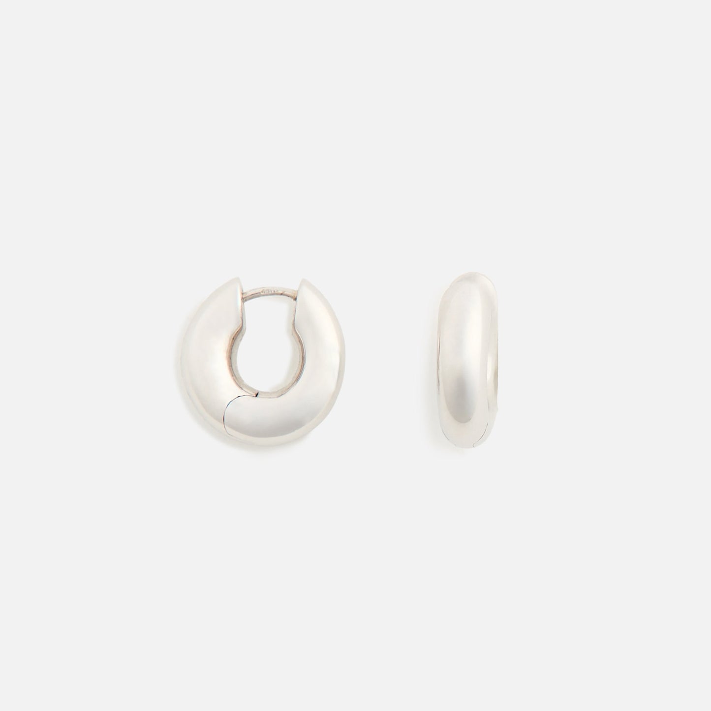Men Kith Tom Wood Chunky Hoops Small 925 Sterling - Silver
