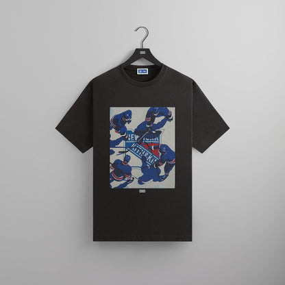 Men Kith Kith for the New York Rangers on Ice Vintage Tee - Black