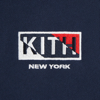 Kids Kith Kith Kids for the New York Rangers New York Nelson Hoodie - Nocturnal