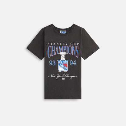 Kids Kith Kith Kids for the New York Rangers Champions Vintage Tee - Black