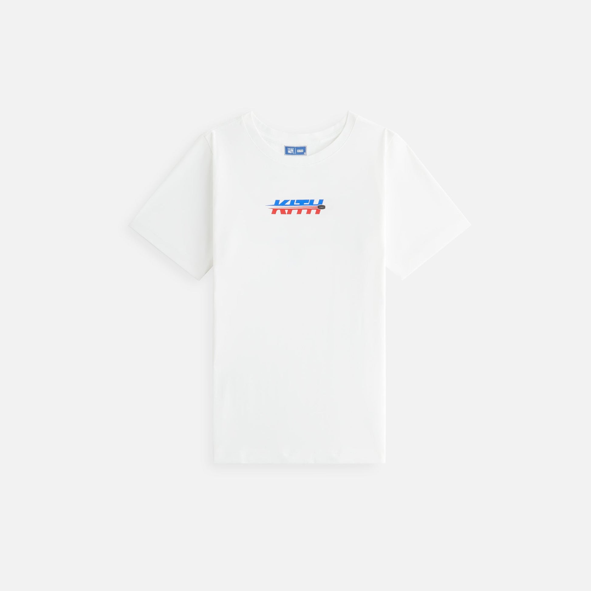 Kids Kith Kith Kids for the New York Rangers Hat Trick Rink Tee - White