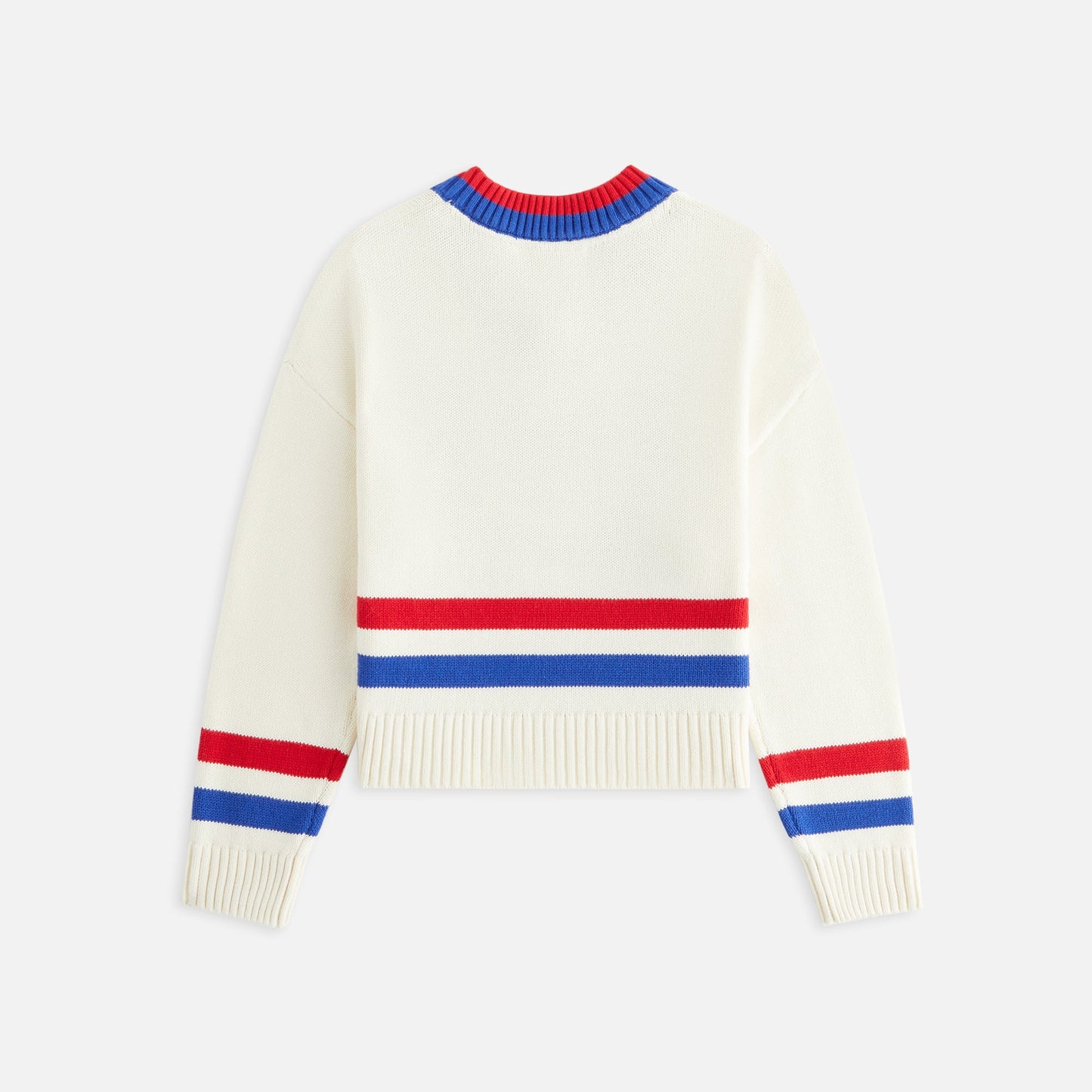 Kids Kith Kith Kids for the New York Rangers V-Neck Lewis Sweater - Sandrift