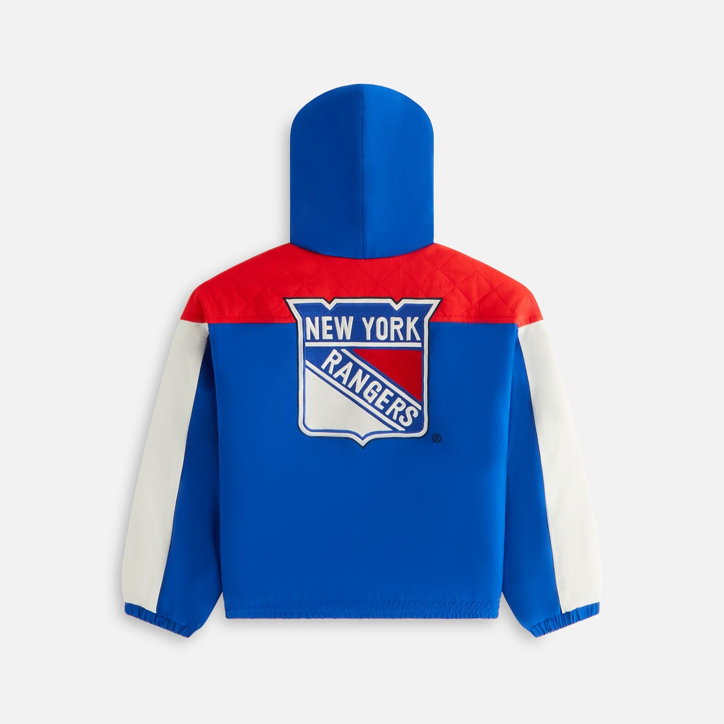 Kids Kith Kith Kids for the New York Rangers Quarter Zip Anorak - Cyclone