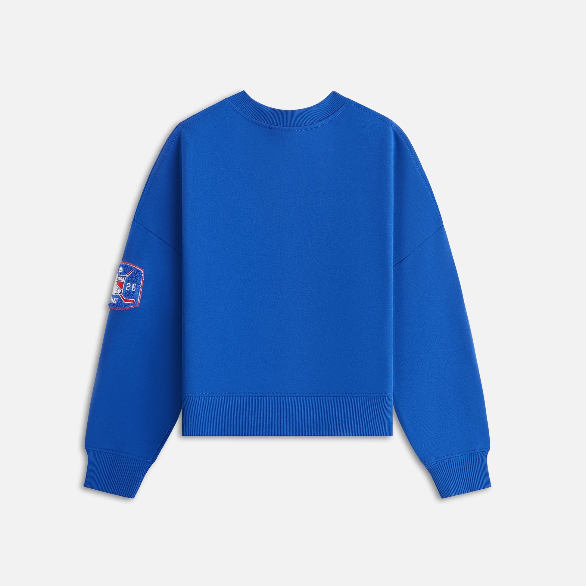Kids Kith Kith Kids for the New York Rangers Skewed Nelson Crewneck - Cyclone