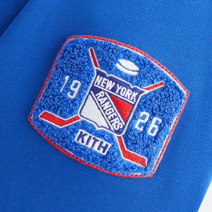 Kids Kith Kith Kids for the New York Rangers Skewed Nelson Crewneck - Cyclone