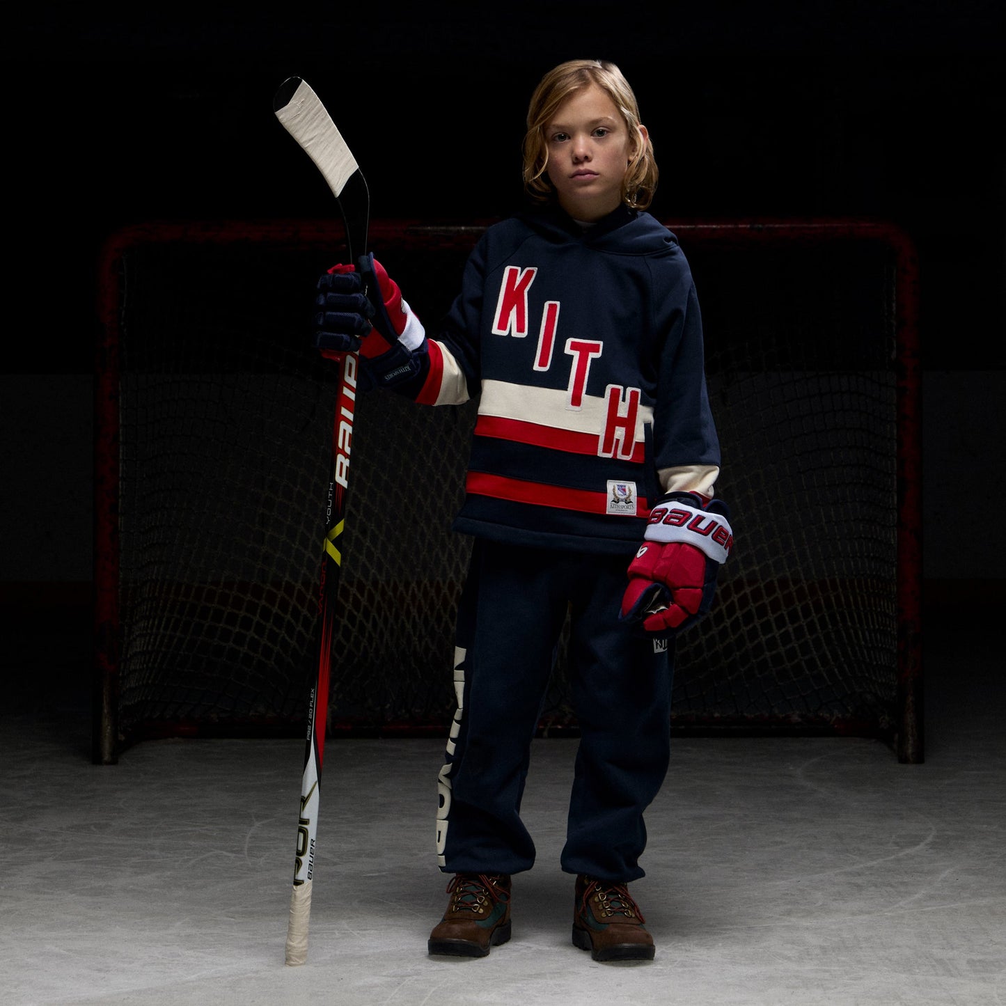 Kids Kith Kith Kids for the New York Rangers New York Nelson Sweatpant - Nocturn