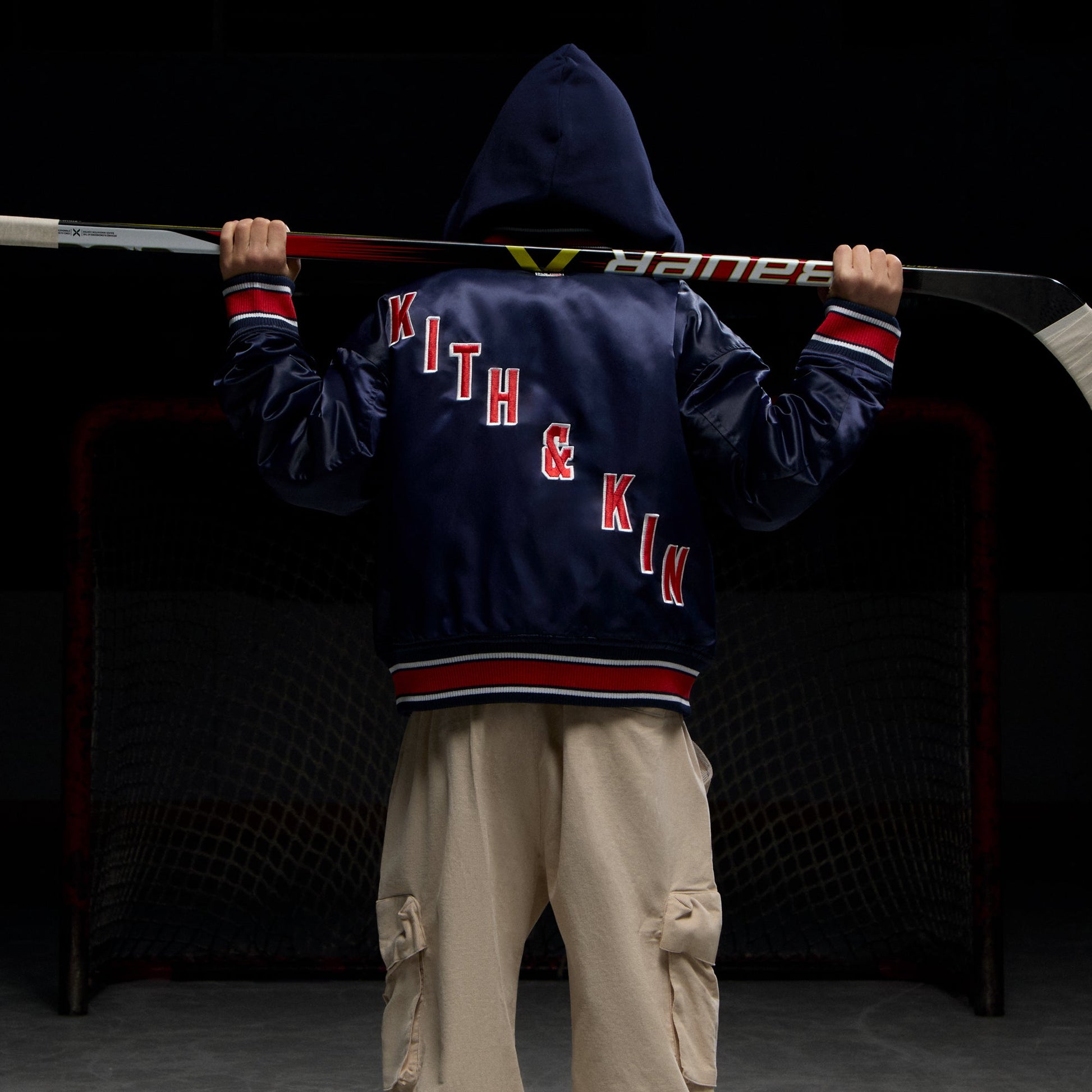 Kids Kith Kith Kids for the New York Rangers Gorman Jacket - Nocturnal