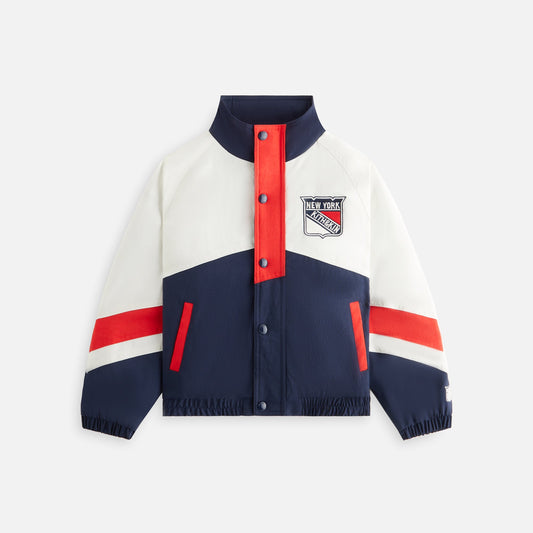 Kids Kith Kith Kids for the New York Rangers Nylon Padded Jacket - Nocturnal