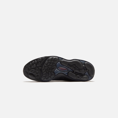 Men Kith Nike Air Zoom Spiridon - Black / Metallic Silver / Sport Red