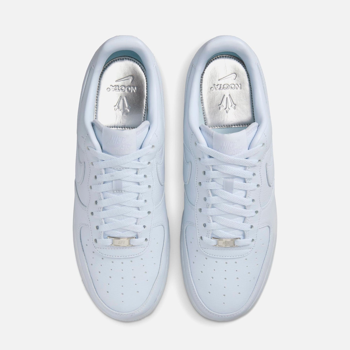 Men Kith Nike x NOCTA Air Force 1 Low - Palest Purple / Cobalt Tint / Metallic