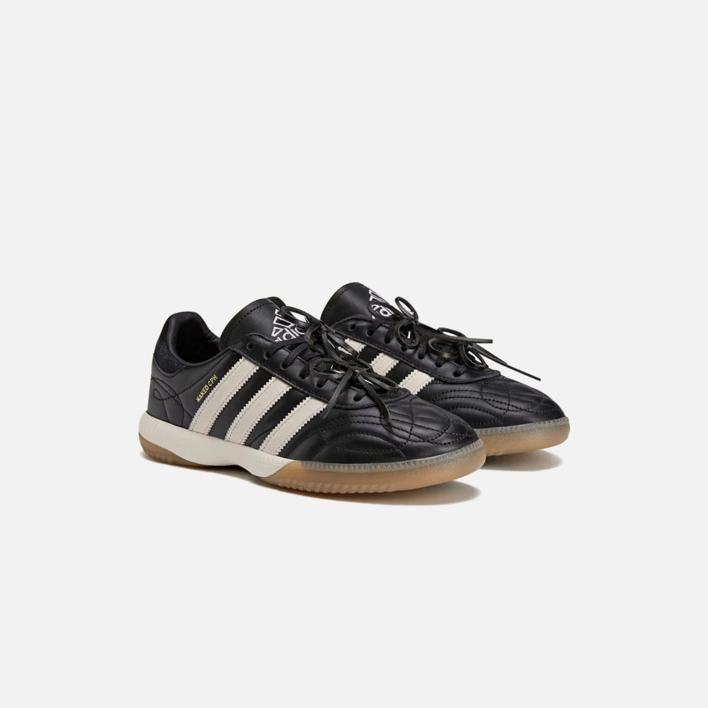 Men Kith adidas x Naked x Maha Samba MN - Black / White