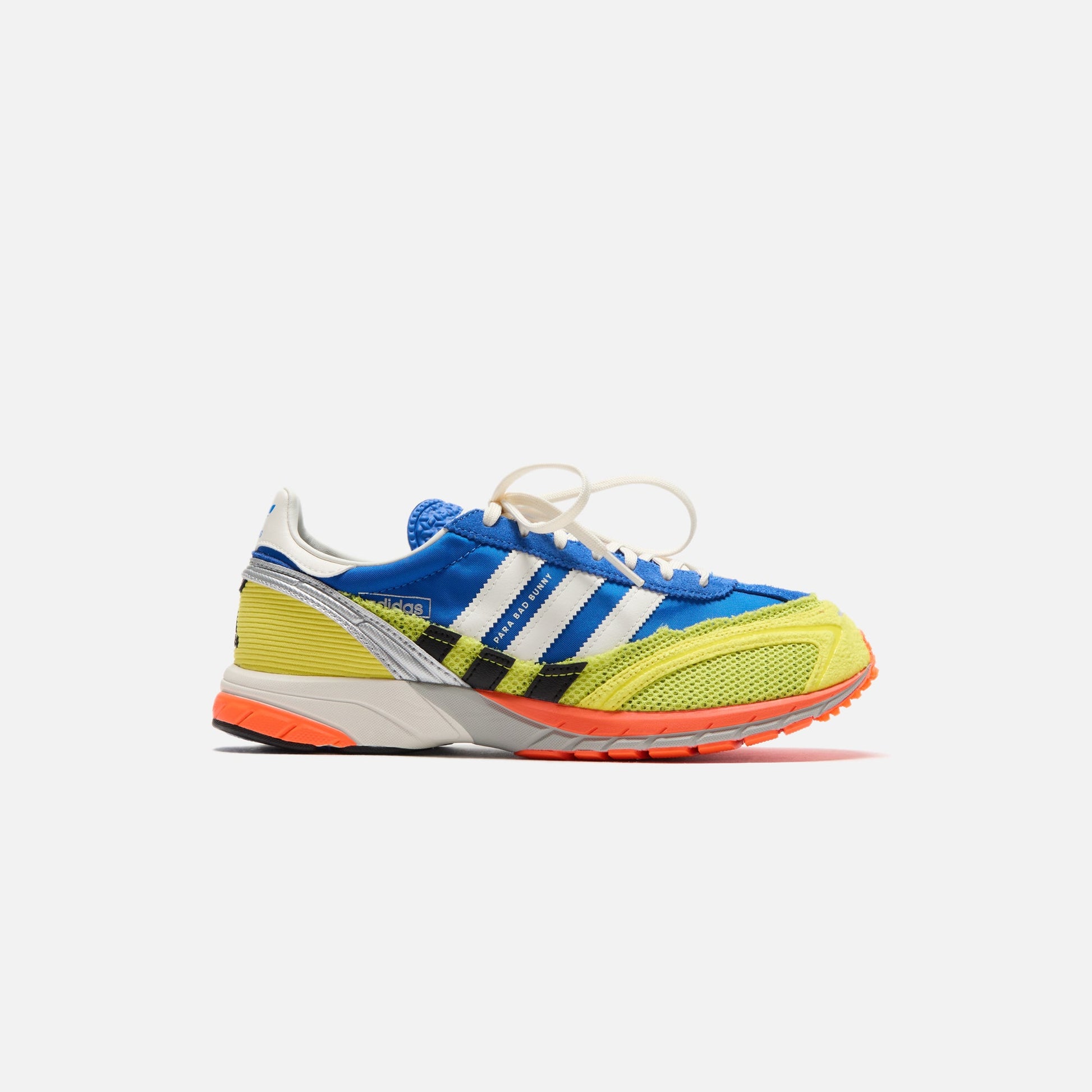 Men Kith adidas x Bad Bunny Adizero SL 72 - Blue / Core White / Shock Yellow