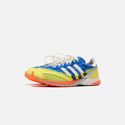 Men Kith adidas x Bad Bunny Adizero SL 72 - Blue / Core White / Shock Yellow