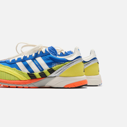 Men Kith adidas x Bad Bunny Adizero SL 72 - Blue / Core White / Shock Yellow