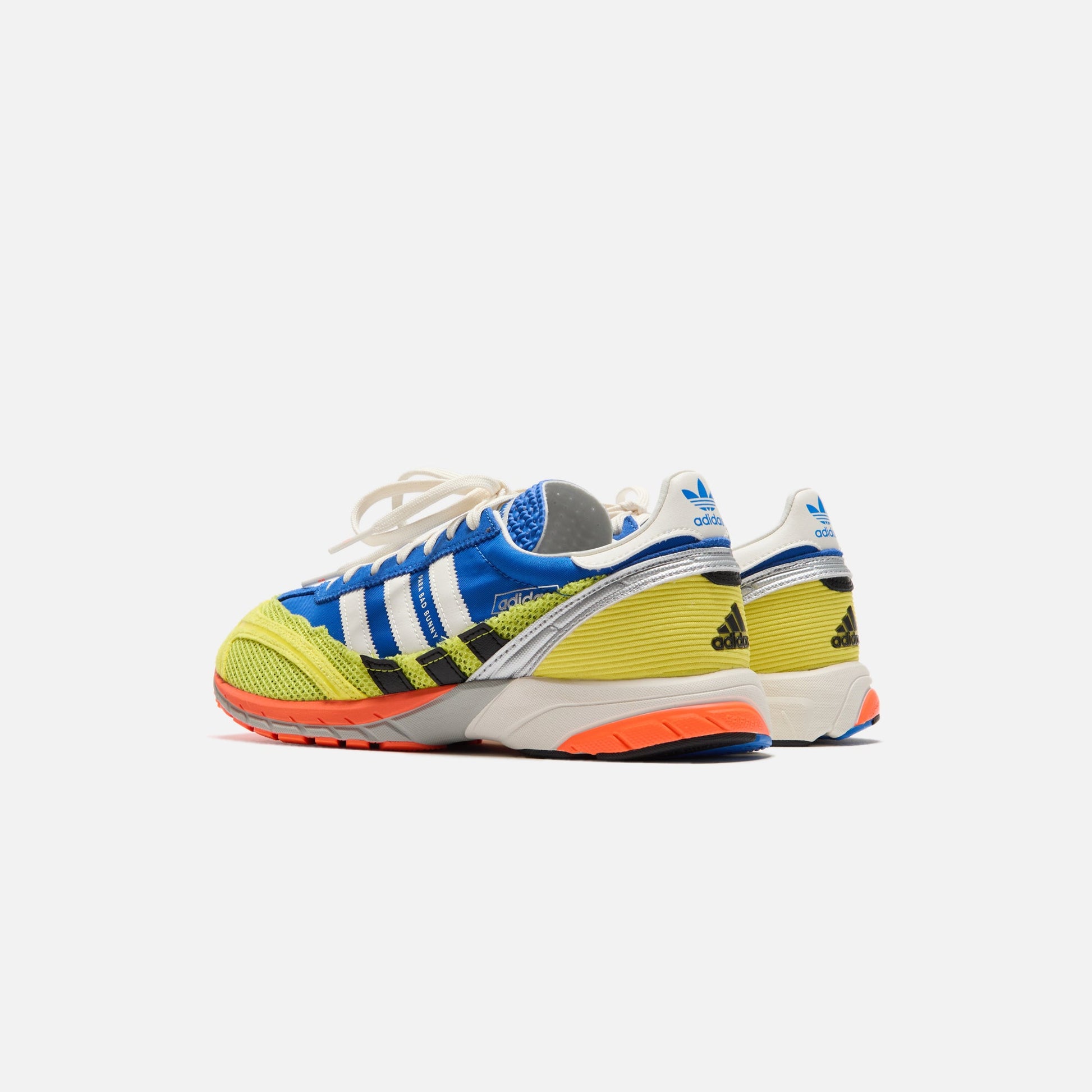 Men Kith adidas x Bad Bunny Adizero SL 72 - Blue / Core White / Shock Yellow